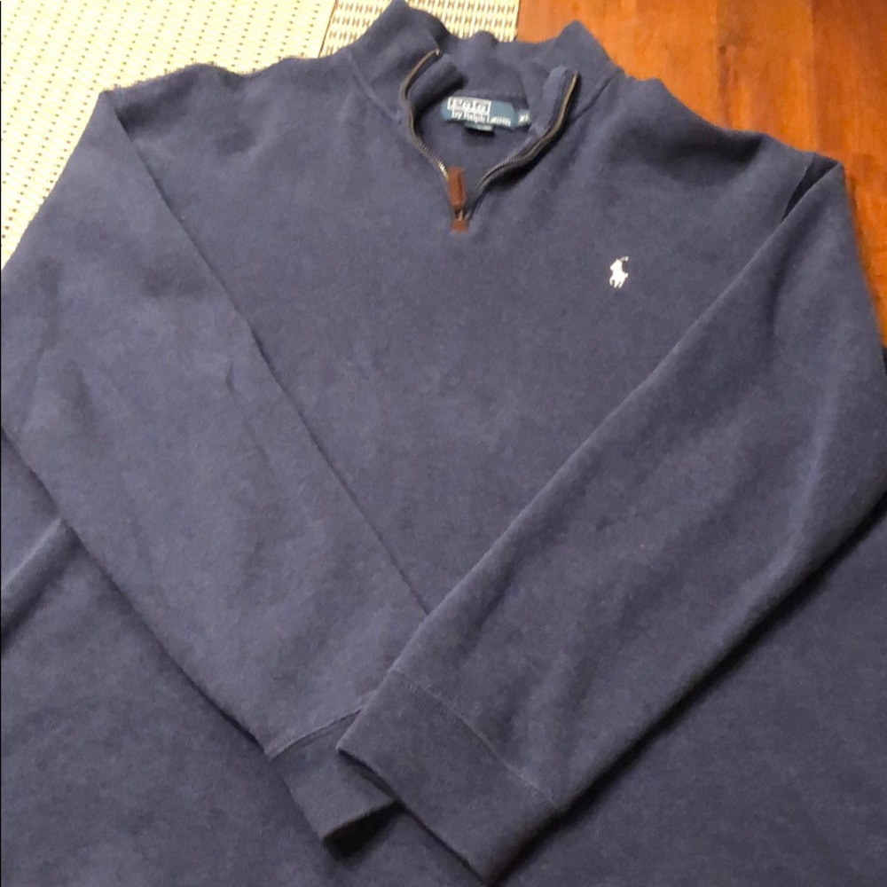 Polo half zip pullover